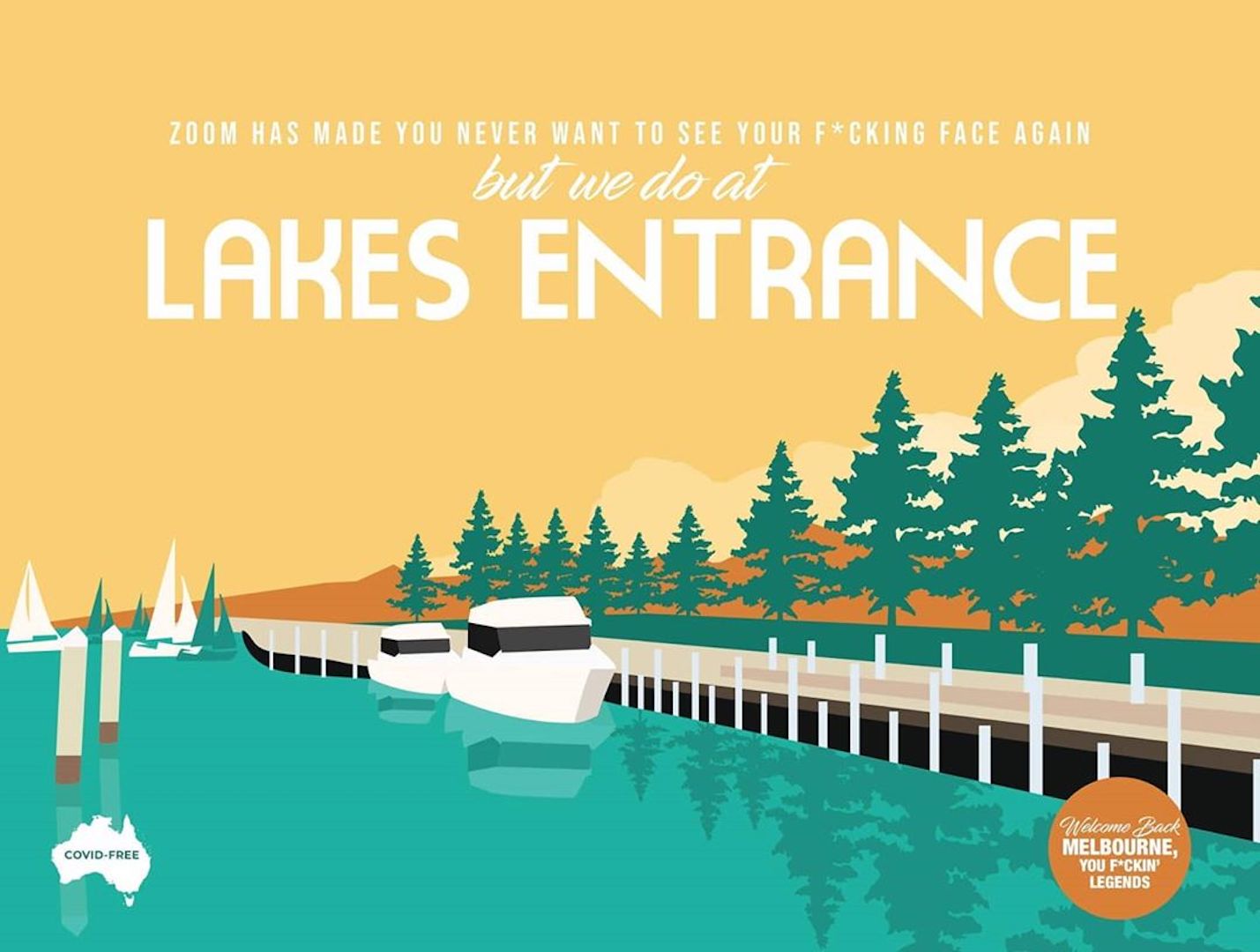 Postcards Lakes Entrance