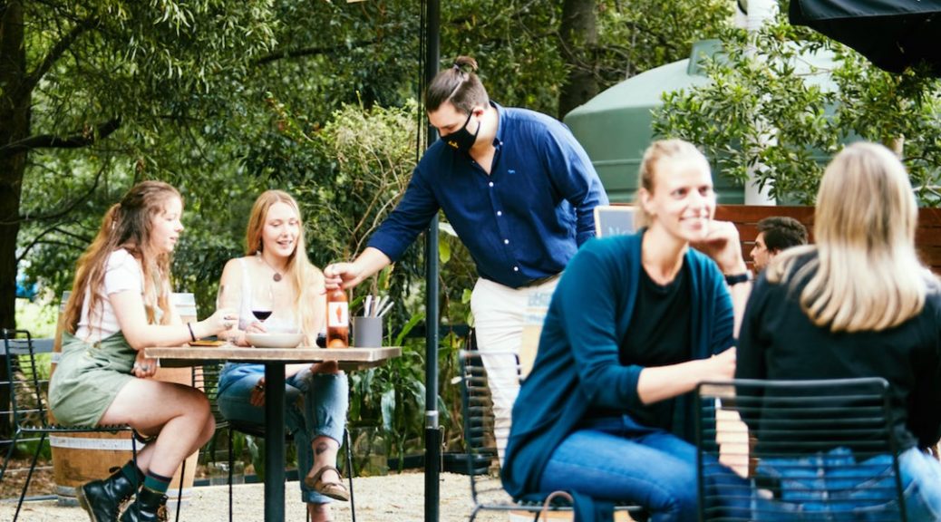 Wine & Beer Garden Innocent Bystander Healesville Yarra Valley Outside Dining